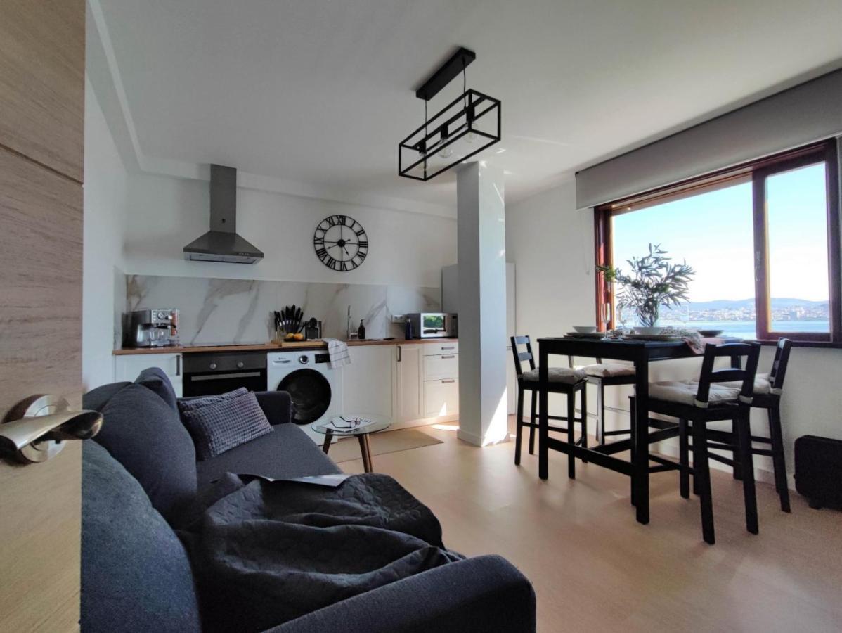Apartmán Mirador Do Mar, Encima De La Playa Moaña Exteriér fotografie